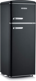 SEVERIN RKG 8933 Frigorífico Combi Retro 206 L con Congelador 4 Estrellas