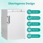 SMETA Frigorífico de Gas Trivalente 12 V / 230 V / Gas 100 L con Congelador, Blanco