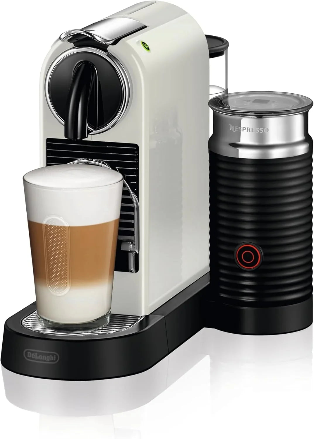 De'Longhi Nespresso Citiz EN267.WAE Cafetera de Cápsulas con Aeroccino, 1710 W, Blanca