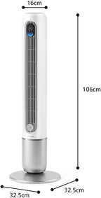 Philips Serie 7000 CX7550/00 Ventilador de Torre Inteligente 22 dB, WiFi y App