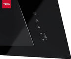 TEKA DVT 78660 TBS Campana Decorativa Vertical 70 cm, Aspiración Perimetral, Motor EcoPower, Negra