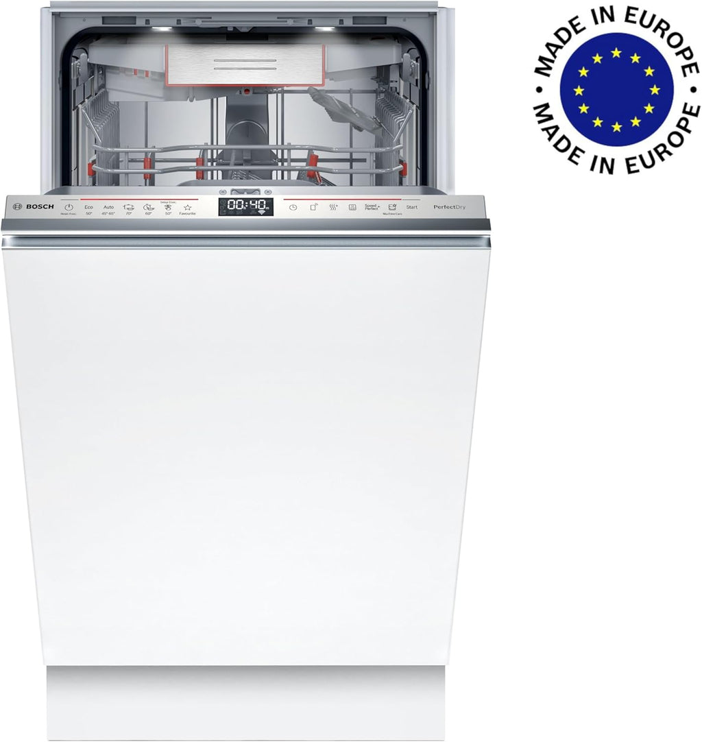 Bosch SPV2IKX10E Lavavajillas Integrable 45 cm Serie 2 con Home Connect y AquaStop