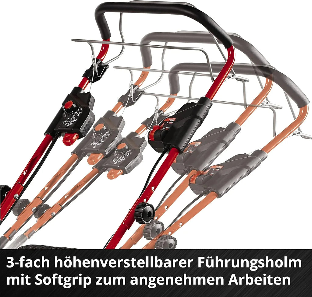 Einhell GE-CM 36/47 S HW Li Cortacésped a Batería 36 V 47 cm con Tracción, 4 Baterías 4 Ah
