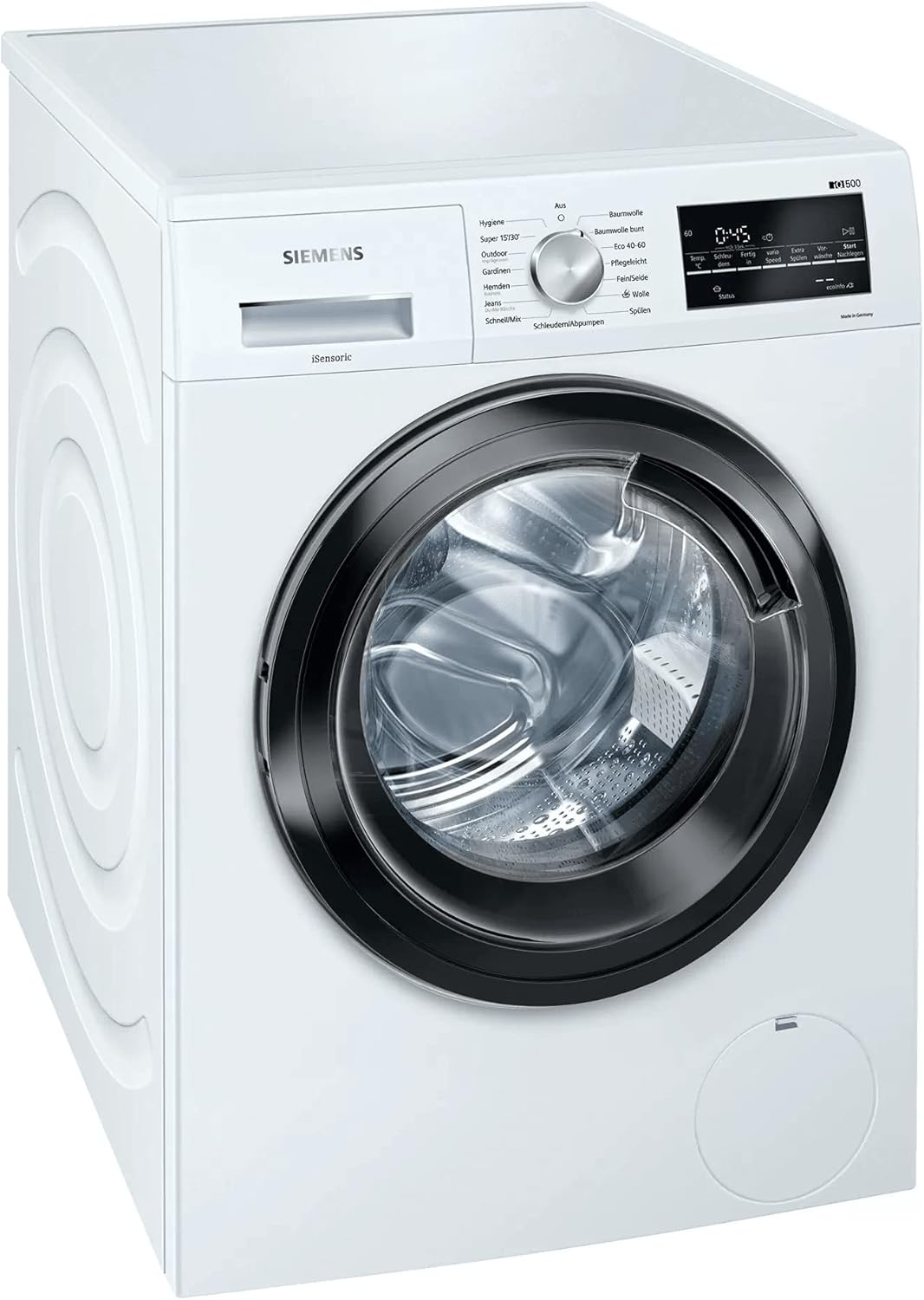 Siemens WM14G400 iQ500 Lavadora 8 kg, 1400 rpm, varioSpeed, aquaStop, Blanca