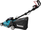 Makita DLM382PM2 Cortacésped a Batería 2 x 18 V, 38 cm, con 2 Baterías 4 Ah y Cargador Doble