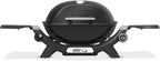 Weber Q 1200N Barbacoa de Gas Portátil con Mesas Laterales y Termómetro, Negro Medianoche