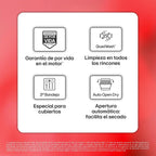 DF273FV Lavavajillas QuadWash Steam 14 Servicios, Tercera Bandeja, WiFi, Apertura Automática, Clase A