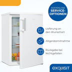 Exquisit KS516-V-H-010D Frigorífico sin Congelador 133 L, Silencioso 39 dB, Blanco