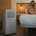 Cecotec ForceClima 7100 Aire Acondicionado Portátil 7000 BTU con Mando, 4 Modos, hasta 20 m²