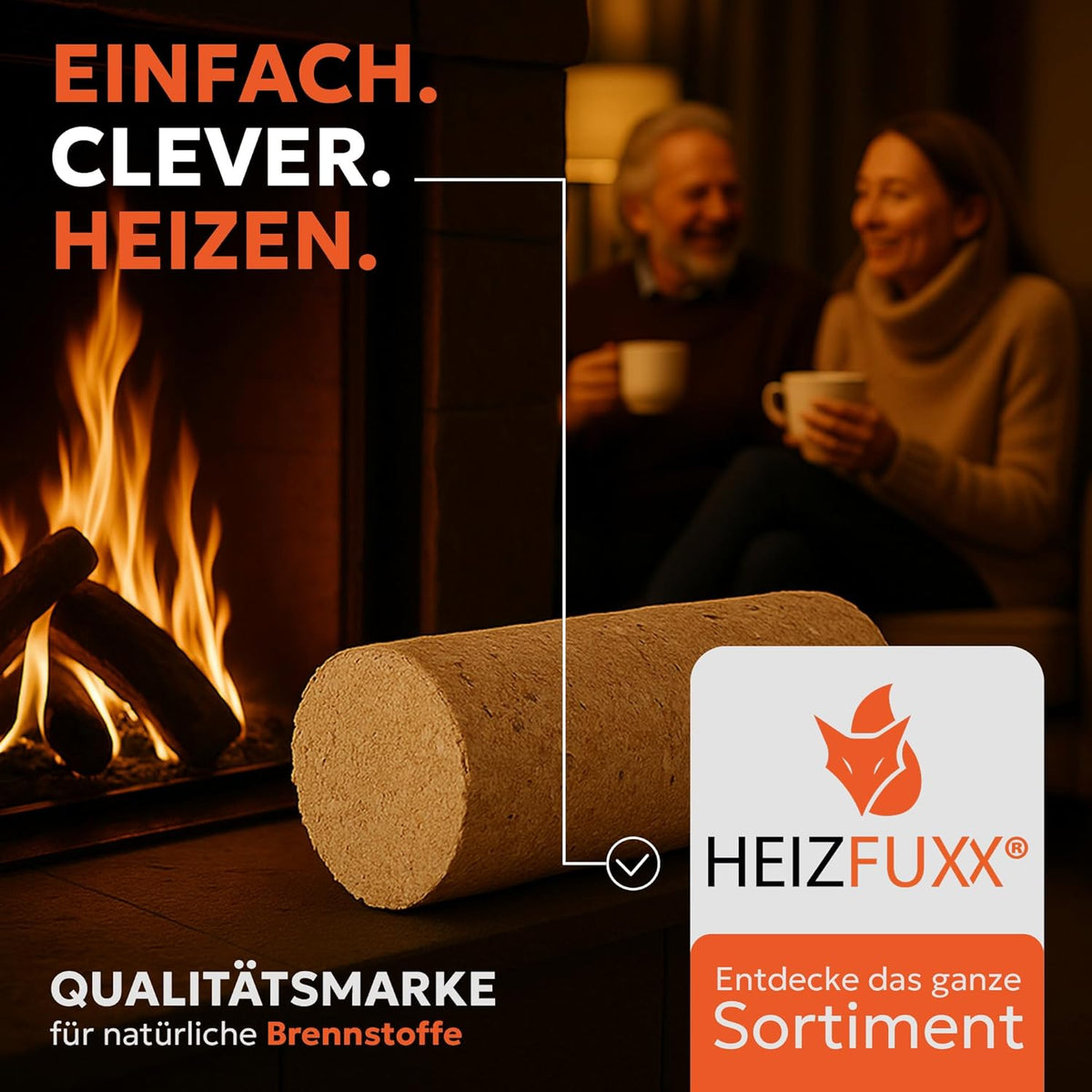 Briquetas de Madera Nestro XL Blue Palé 960 kg (96 x 10 kg) para Chimenea y Estufa