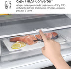GBP61DSXGC Frigorífico Combi No Frost 341 L, 186 cm, Smart Inverter, Door Cooling, Inox Antihuellas