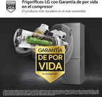 GBP61DSXGC Frigorífico Combi No Frost 341 L, 186 cm, Smart Inverter, Door Cooling, Inox Antihuellas