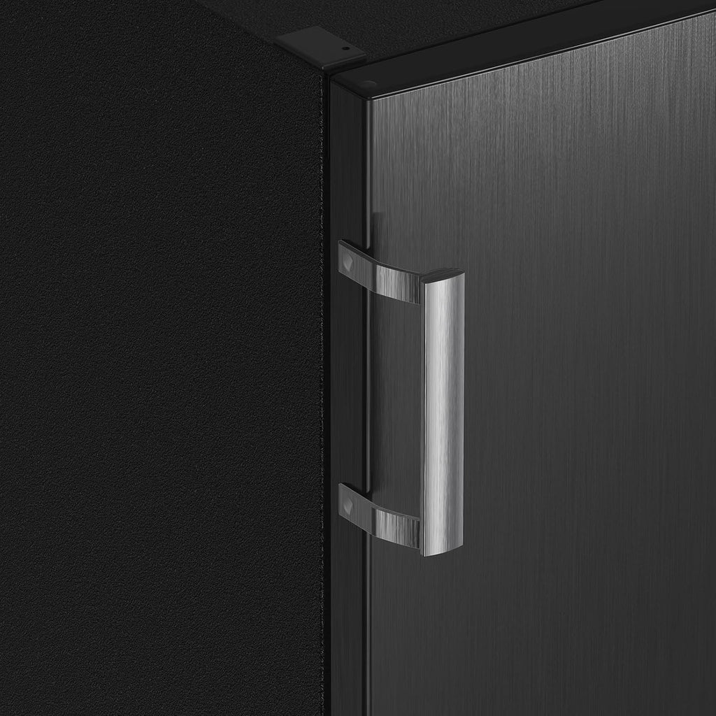 CHiQ FSD166NE4E Congelador Vertical No Frost 166 L, Control Electrónico, Inox Negro, Clase E