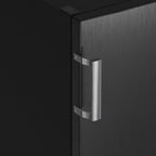 CHiQ FSD166NE4E Congelador Vertical No Frost 166 L, Control Electrónico, Inox Negro, Clase E