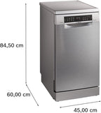 Bosch SPV2IKX10E Lavavajillas Integrable 45 cm Serie 2 con Home Connect y AquaStop
