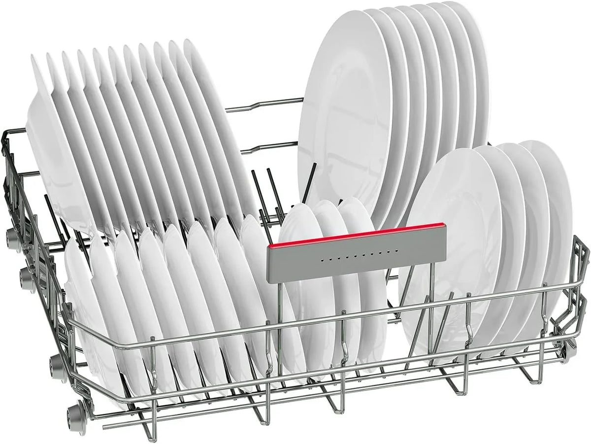 Bosch SMS4EMI06E Lavavajillas 60 cm Serie 4, Home Connect, Motor EcoSilence, Acero