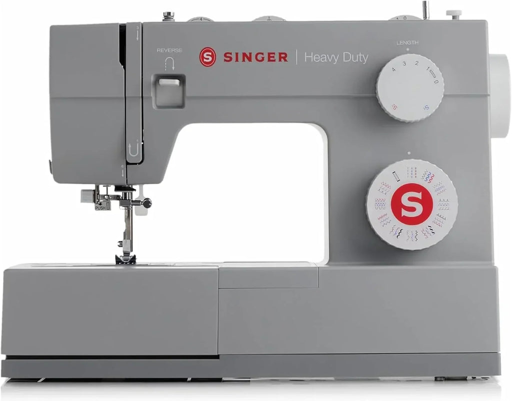 Singer Heavy Duty 4432 Máquina de Coser Mecánica 32 Puntadas, Motor Potente y Enhebrador Automático
