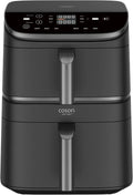 COSORI Turbo Tower Freidora de Aire 10,8 L Doble Cesta Vertical, 2630 W, 6 Funciones
