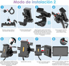 CARPURIDE W702S Pro Pantalla CarPlay para Moto 7" con Soporte BM05, Android Auto Inalámbrico