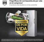 GFT41PZGSZ Congelador Vertical No Frost 324 L, 186 cm, Smart Inverter, Congelación Rápida, Inox