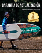 ZLX Tabla de Paddle Surf Hinchable 320 cm con Asiento de Kayak, hasta 204 kg, Antideslizante