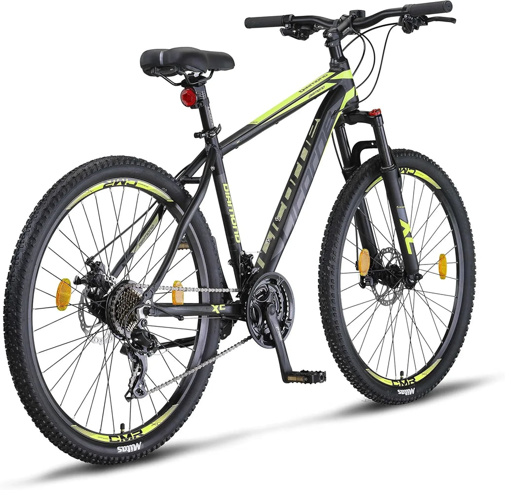 Licorne Bike Diamond Premium Bicicleta de Montaña de Aluminio 21 Velocidades con Freno de Disco