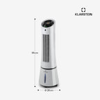 Klarstein Climatizador Evaporativo 4 en 1 con Humidificador e Ionizador, 6 L, 30 W, Plata