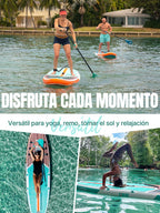 Niphean Tabla de Paddle Surf Hinchable 320 cm para 2 Personas con Asiento, hasta 200 kg