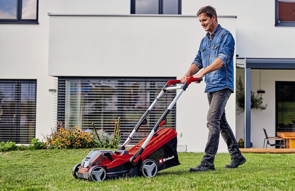Einhell RASARRO 36/42 Cortacésped a Batería 36 V, 42 cm, hasta 725 m², con 2 Baterías 5,2 Ah