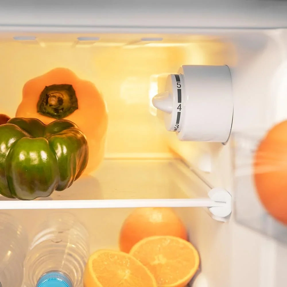 Cecotec Bolero CoolMarket 2D Origin 86 Black Frigorífico Retro 2 Puertas 86 L, 89 cm, Negro