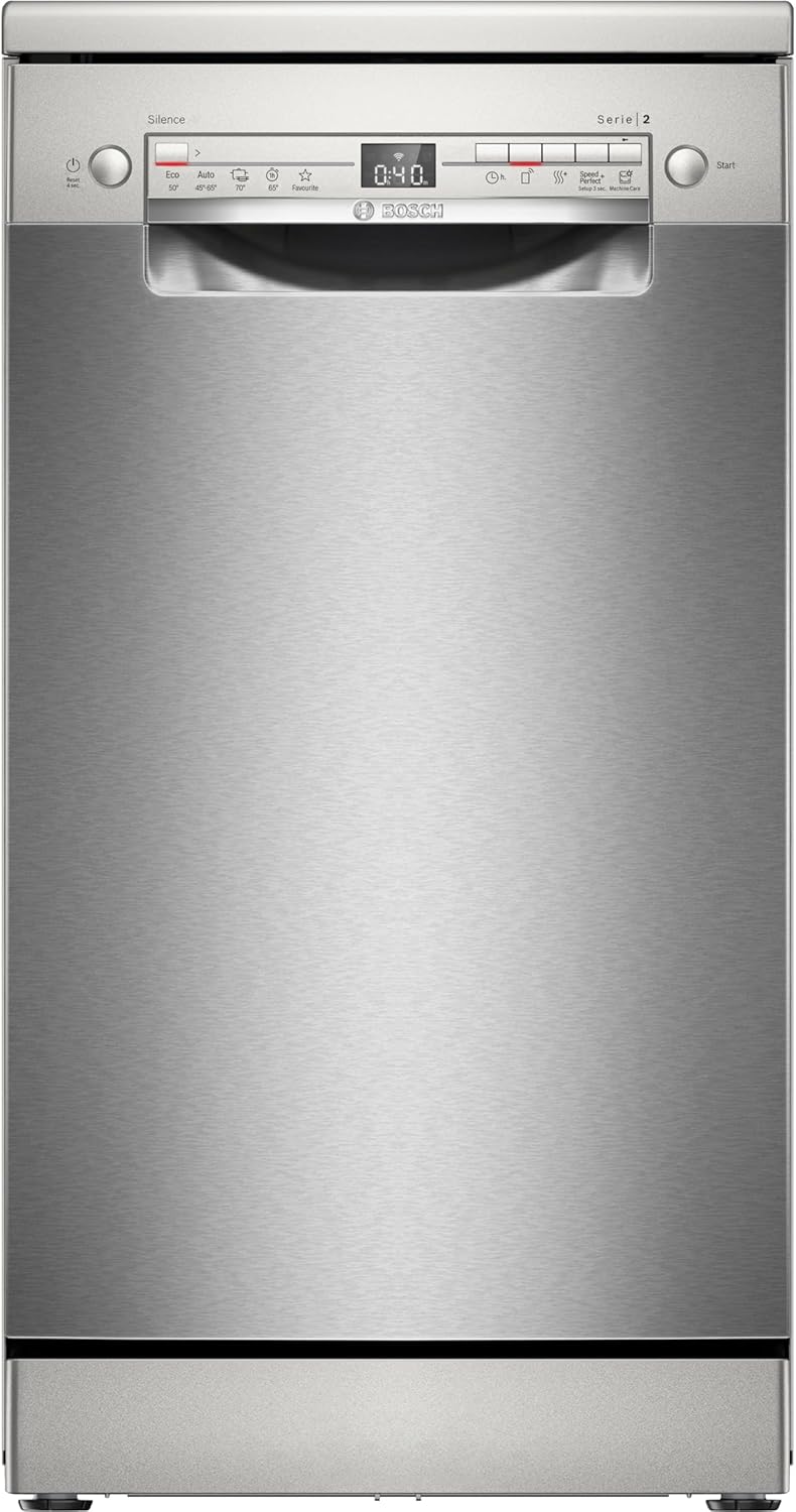 Bosch SPV2IKX10E Lavavajillas Integrable 45 cm Serie 2 con Home Connect y AquaStop