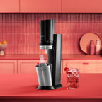 SodaStream Crystal 3.0 Máquina de Agua con Gas con 2 Cilindros CO2 Quick-Connect y 2 Jarras de Cristal