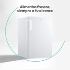 Candy CCTOS 544WHN Frigorífico Bajo Encimera 109 L con Congelador, Silencioso 40 dB, Blanco