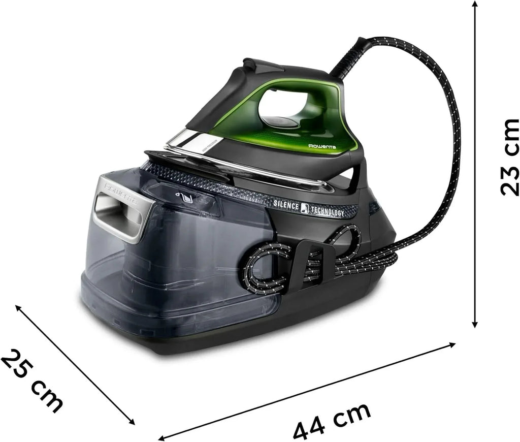 Silence Pro DG9248 Centro de Planchado 8 Bares, Golpe de Vapor 600 g/min, Suela Microsteam