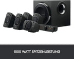 Logitech Z906 Sistema de Altavoces 5.1 Envolvente 1000 W con Certificación THX