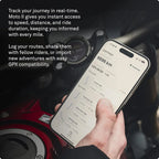 Beeline Moto II Navegador GPS para Moto con Navegación Mundial, IP67, USB-C y Soporte