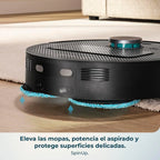 Cecotec Conga X50 X-Treme Robot Aspirador y Friegasuelos con Base de Autovaciado, 15000 Pa, Láser