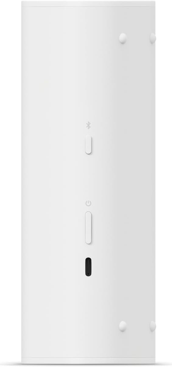 Sonos Roam 2 Altavoz Portátil Bluetooth y WiFi Resistente al Agua IP67, Blanco
