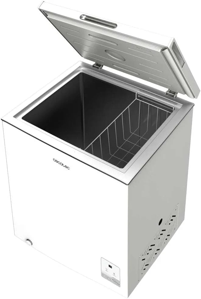Cecotec Bolero CoolMarket Chest 142 White E Congelador Horizontal 142 L, Inverter Plus, Dual Function