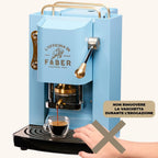 Faber Pro Total Deluxe Cafetera de Monodosis ESE 44 mm de Latón, 1,3 L