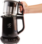 Karaca Çaysever Tetera Eléctrica Turca con Hervidor 1700 W, 1,5 L + 0,8 L, Oro Rosa