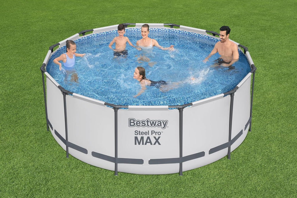Bestway Steel Pro Max Piscina Desmontable 366 x 122 cm con Depuradora y Escalera