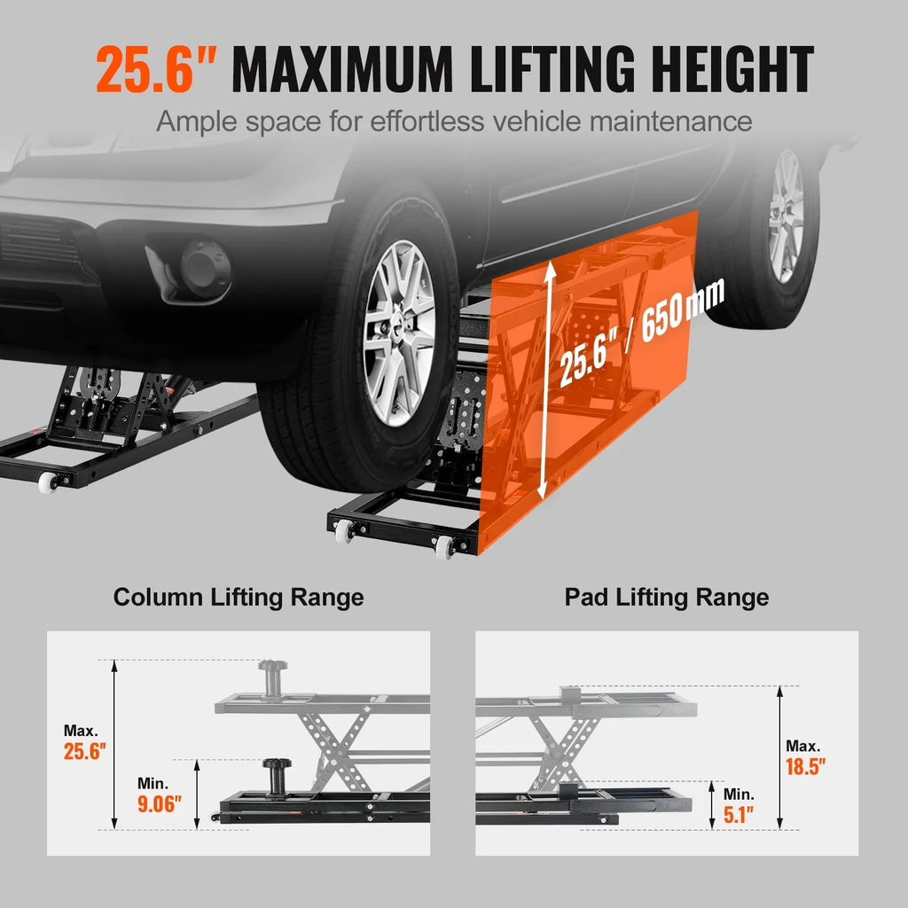 Elevador de Coche de 4 Columnas 2268 kg (5000 lbs) Plegable para Garaje