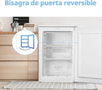 COMFEE RCU83WH3EU(E) Congelador Vertical 88 L, 3 Cajones, Termostato Ajustable, Blanco