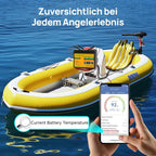 ECO-WORTHY Batería LiFePO4 12 V 100 Ah Bluetooth con BMS 100 A y Protección Baja Temperatura