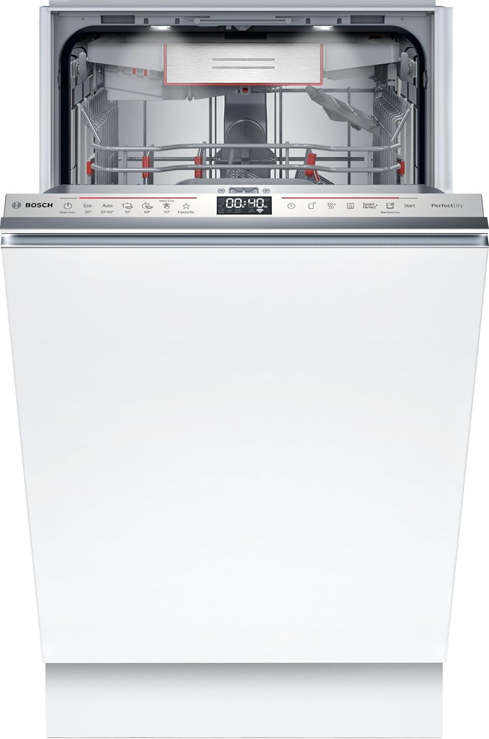Bosch SPV2IKX10E Lavavajillas Integrable 45 cm Serie 2 con Home Connect y AquaStop