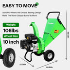 S3 Biotriturador de Gasolina 7 CV 212 cc 4 Tiempos, Ramas hasta 76 mm