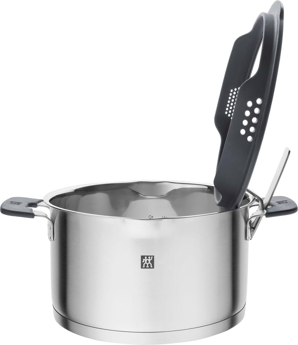 ZWILLING Simplify Batería de Cocina 5 Piezas de Acero Inoxidable, Apta para Inducción