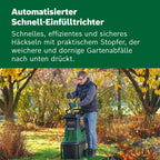 Bosch AXT 25 TC Biotriturador de Turbina 2500 W con Cesto de 53 L y Guantes