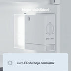 Candy CNOQ2S58EX Frigorífico Mini con Congelador 129 L, 54,5 x 85 cm, Luz LED, Inox
